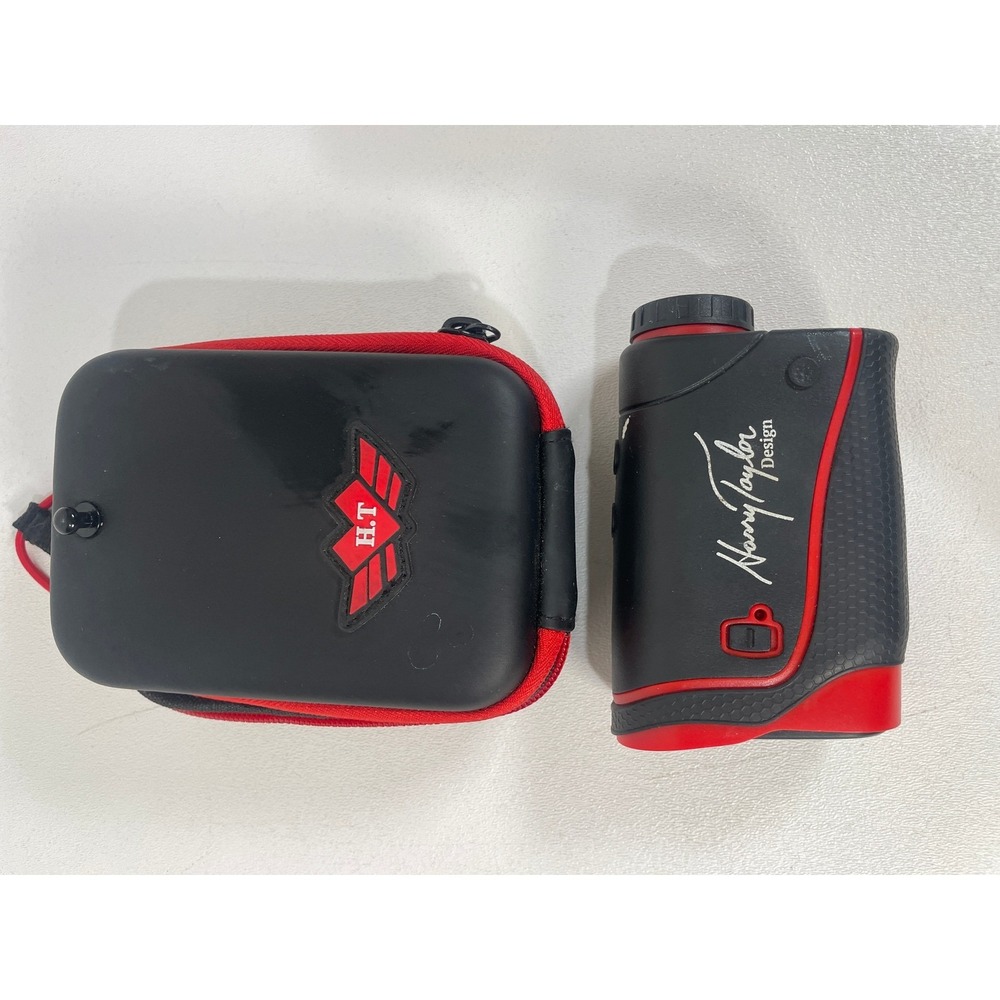 Harry Taylor Design Golf Laser Rangefinder MAG-LOK With‎ Case Black Red